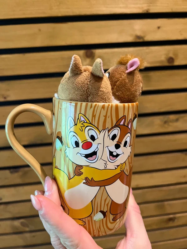 Disney Store Chip 'n Dale Mug & Plush Set