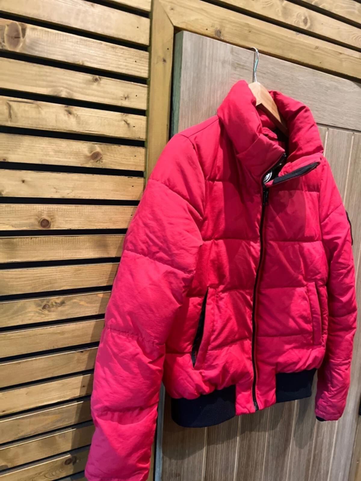 Superdry Everest Red Padded Bomber Jacket 10