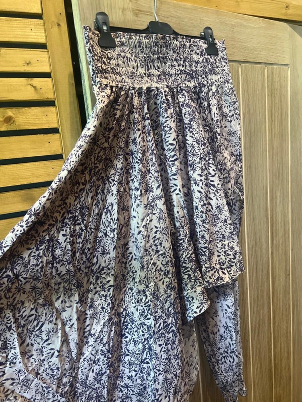 Redemption Italian Silk Asymmetric Skirt M