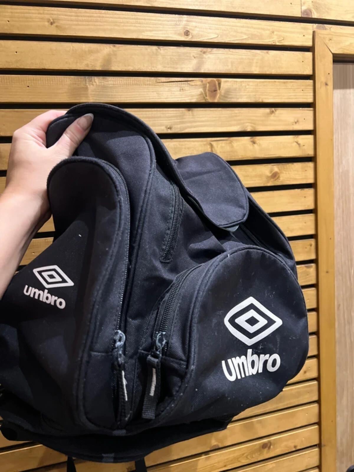 Vintage 1990's Umbro Black Rucksack