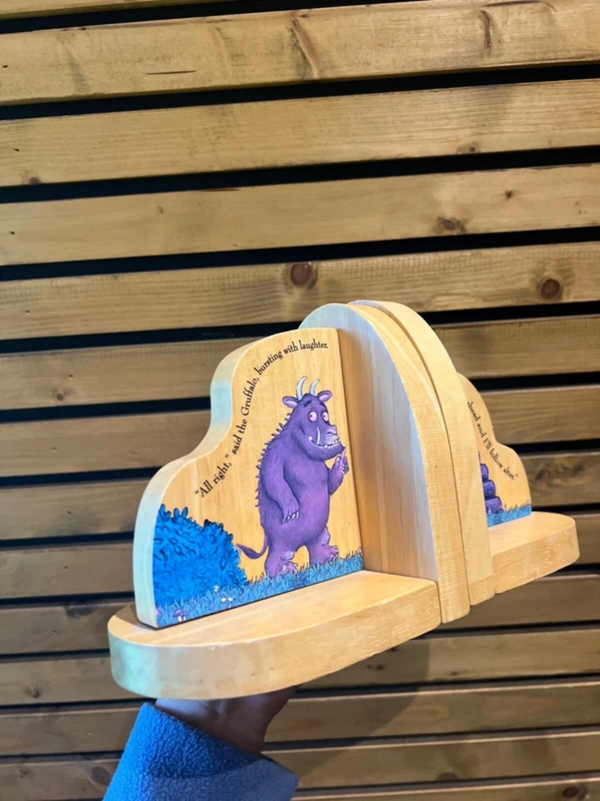The Gruffalo Vintage 2011 Wooden Pair of Bookends