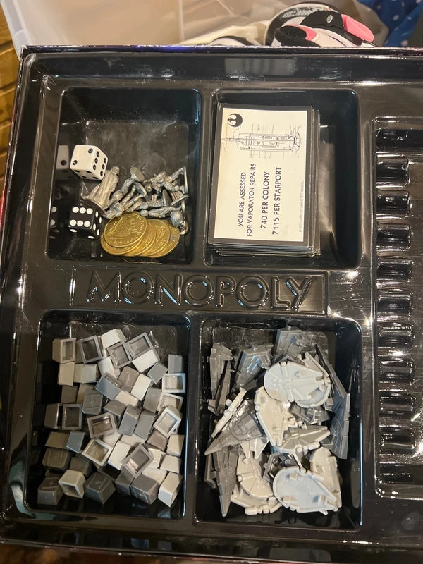 Vintage 1990's Star Wars Monopoly Collector's Edition