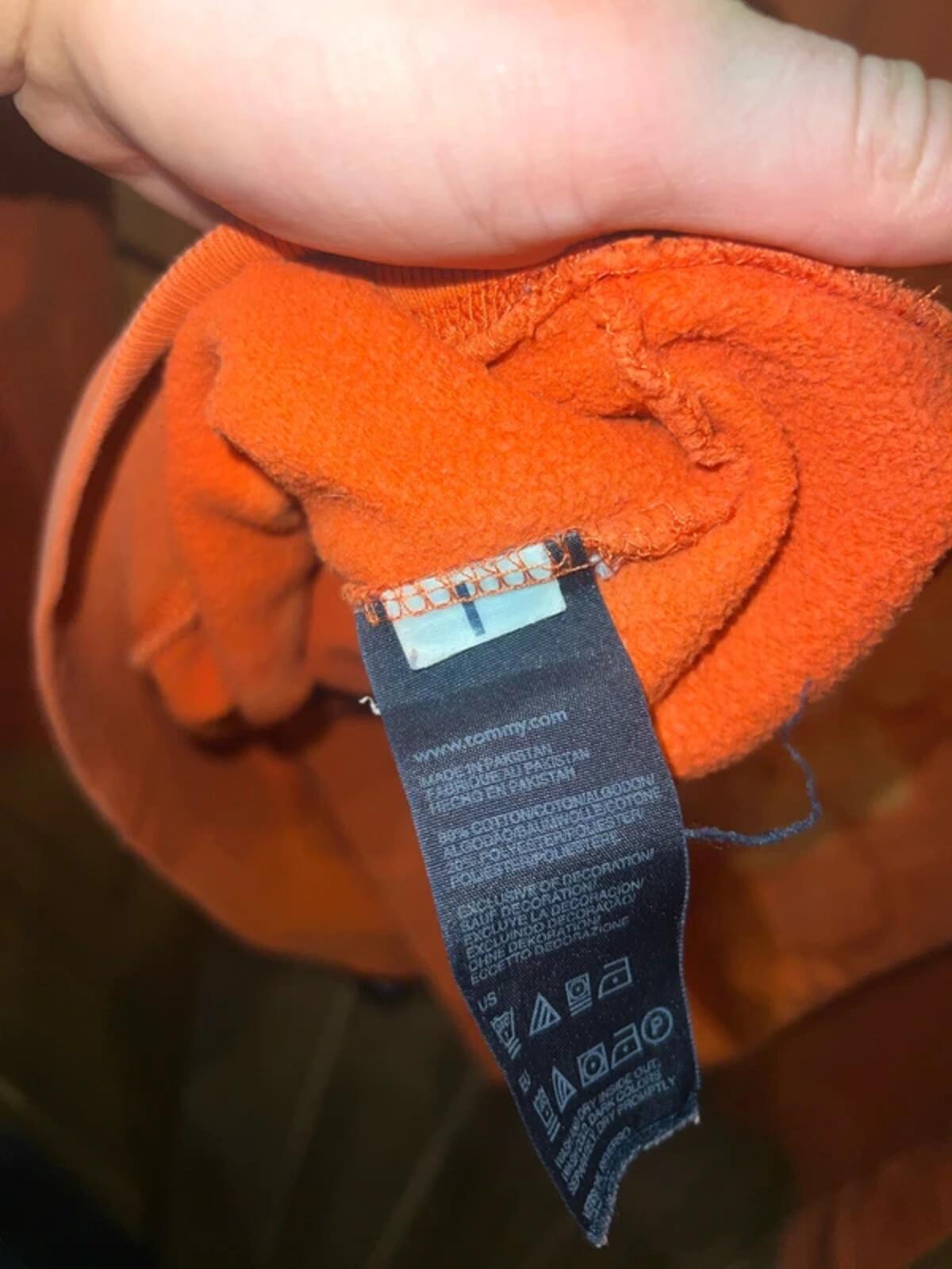 Tommy Hilfiger Orange Tie Dye Sunset Sweatshirt XXL