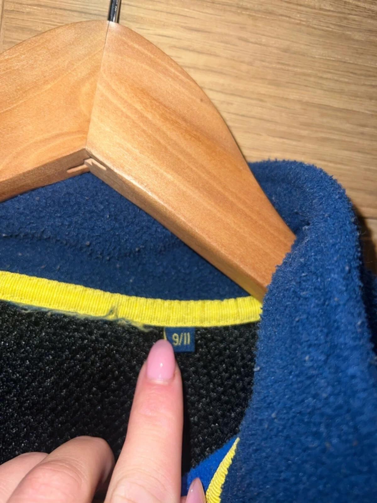 Vintage Subaru Racing Blue Fleece Jacket 9-11Y