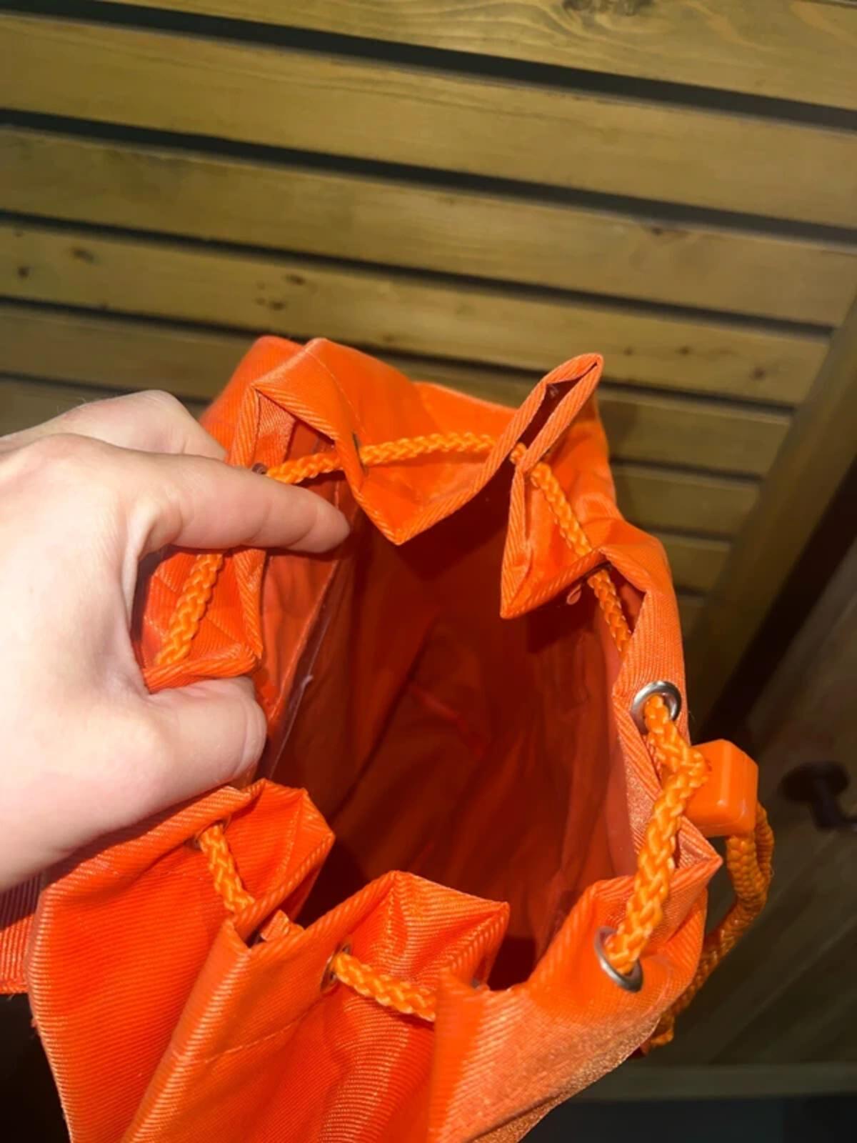 Vintage 1990s Naf Naf Orange Rucksack