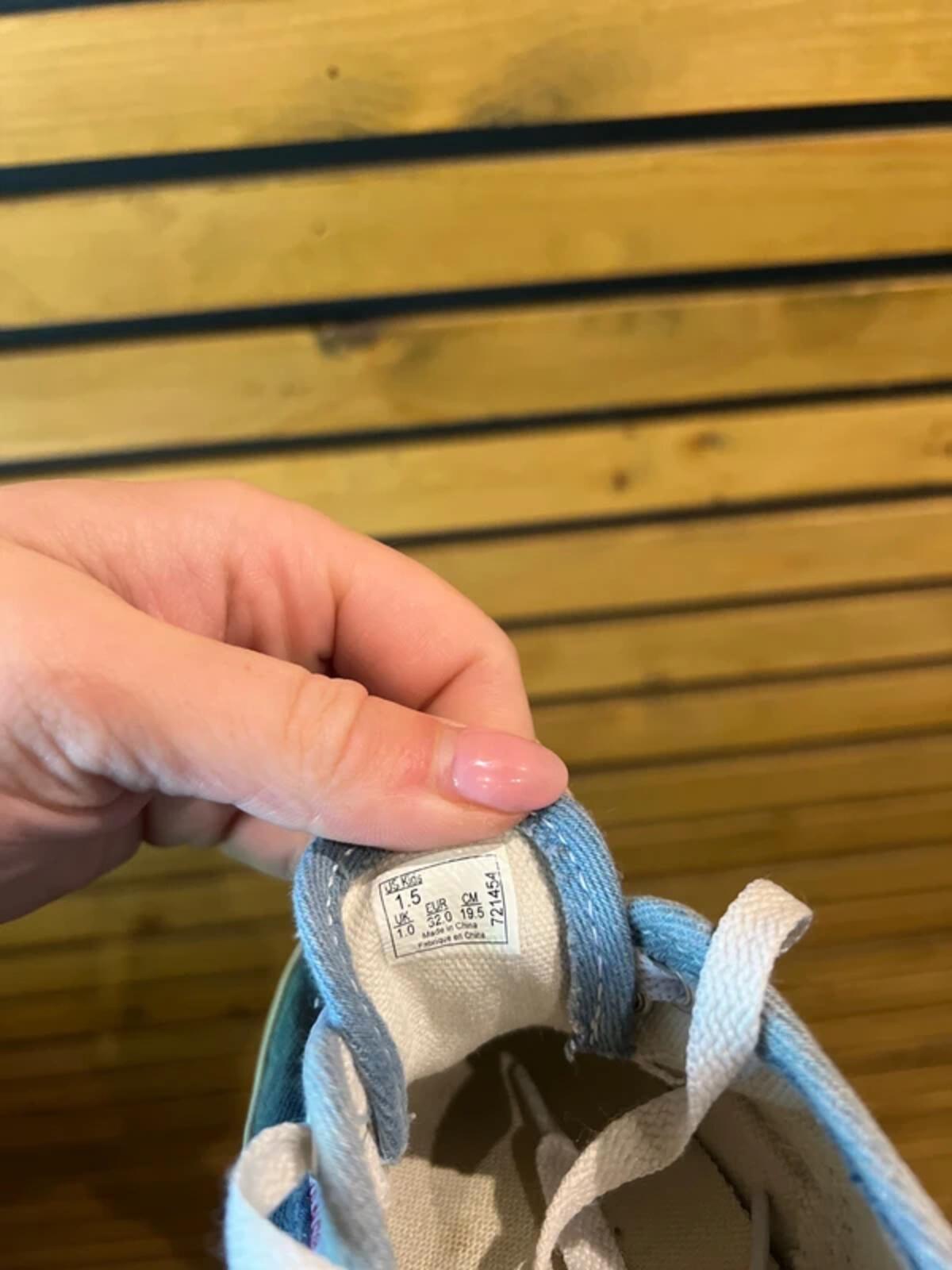 VANS Denim Blue Old Skool Trainers UK1