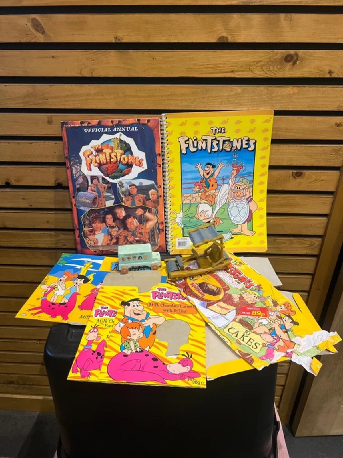 Vintage 1990's The Flintstones Memorabilia Bundle