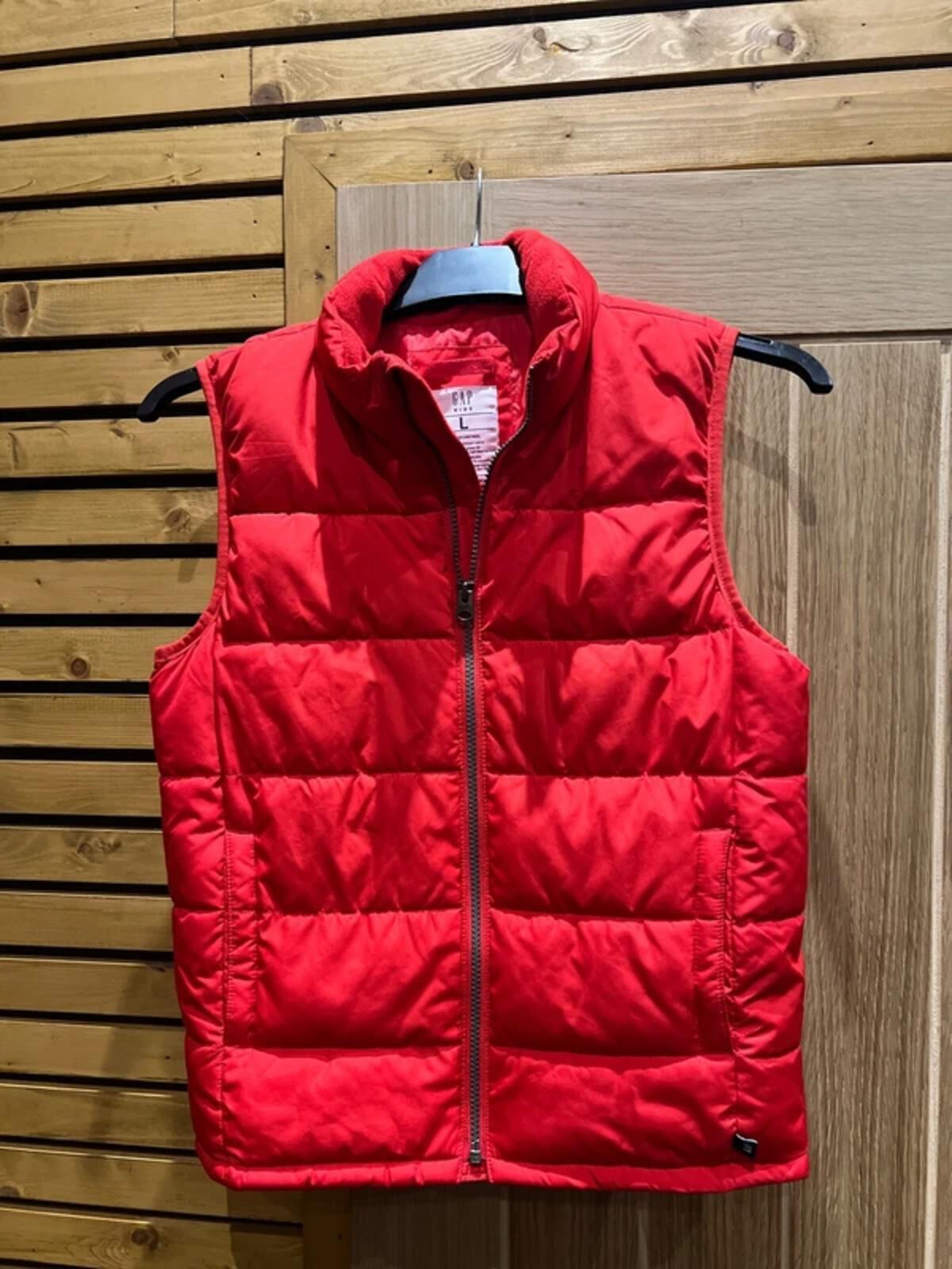 GAP Cold Control Red Zip Gilet L
