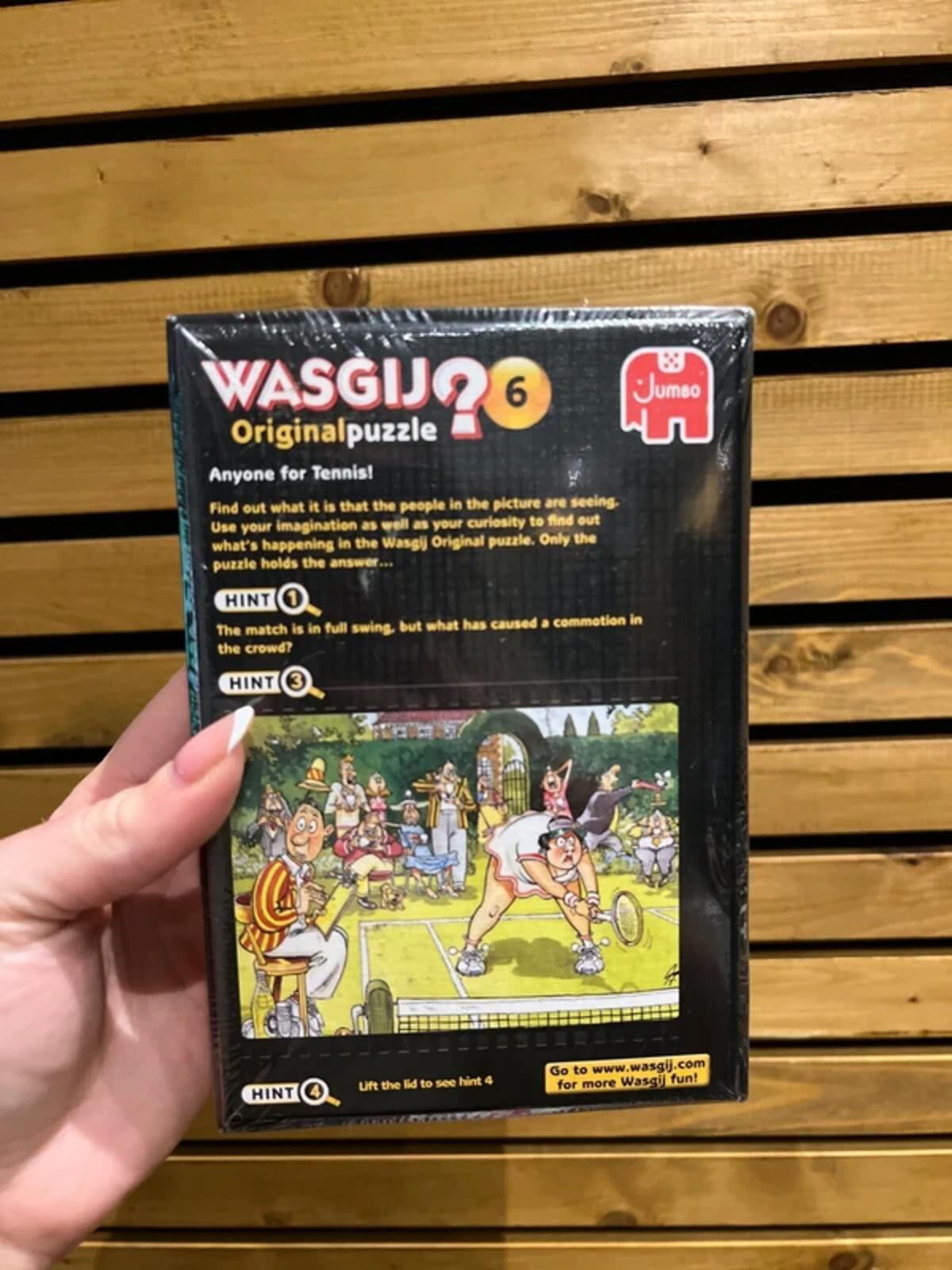 Wasgij? 6 Anyone for Tennis Mini 150 Piece Jigsaw Puzzle NEW