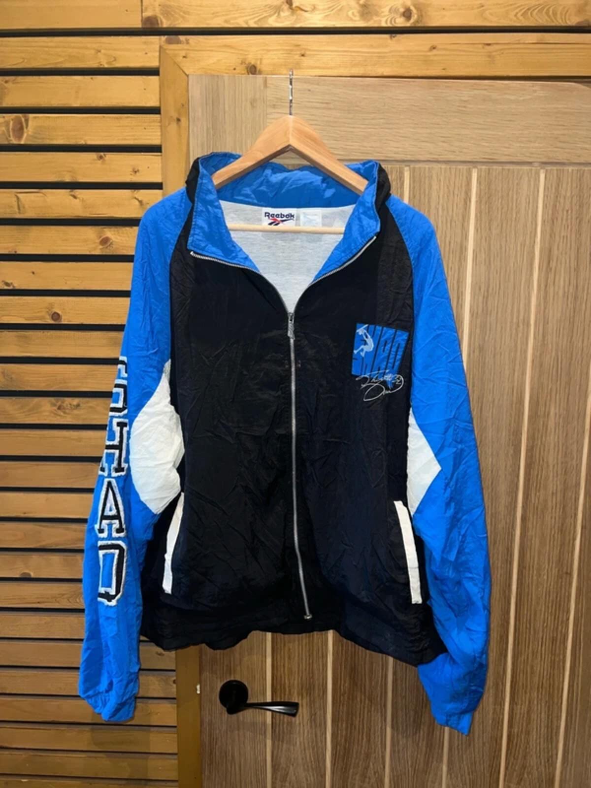 Vintage 1996 NBA Reebok Shaq O’Neal Orlando Magic #32 Shell Track Jacket