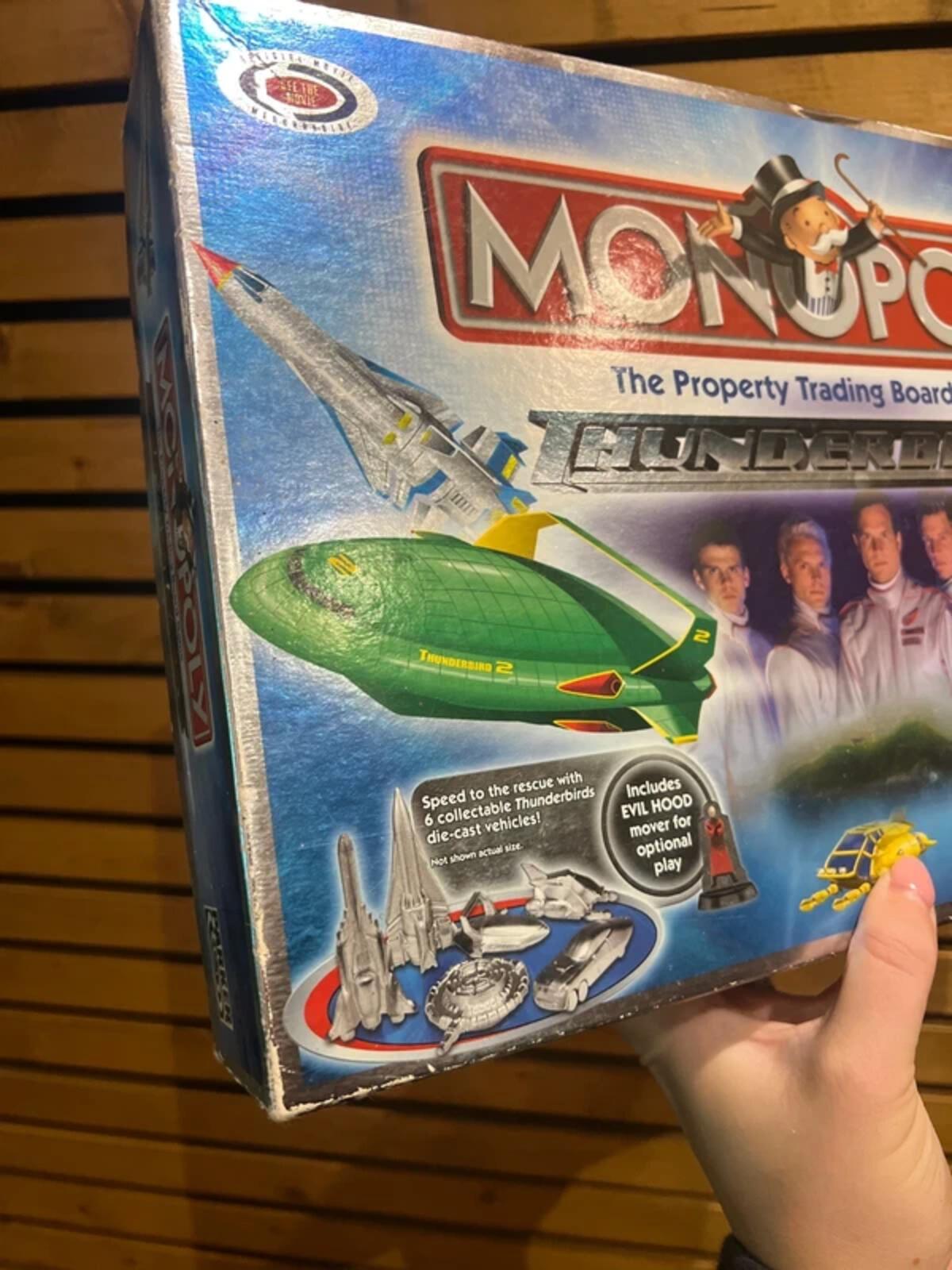 Monopoly Thunderbirds Vintage 2004 Board Game Special Edition