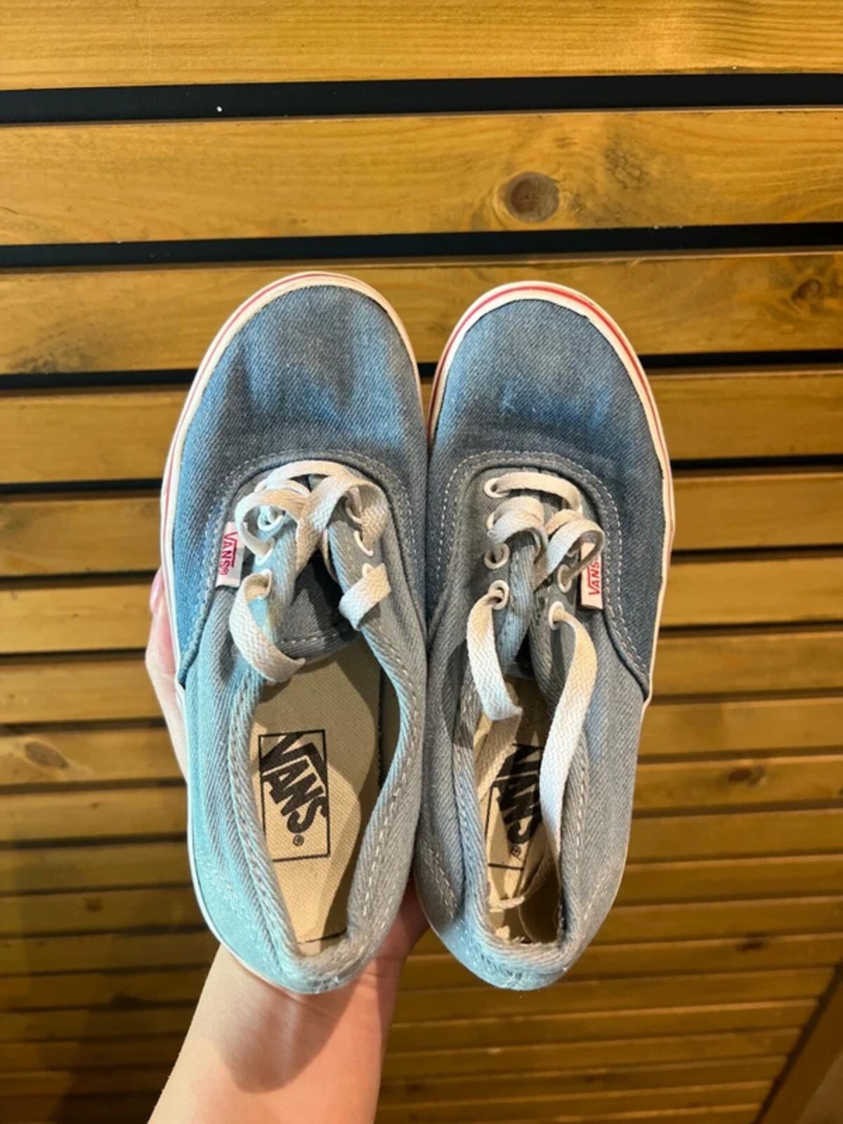VANS Denim Blue Old Skool Trainers UK1