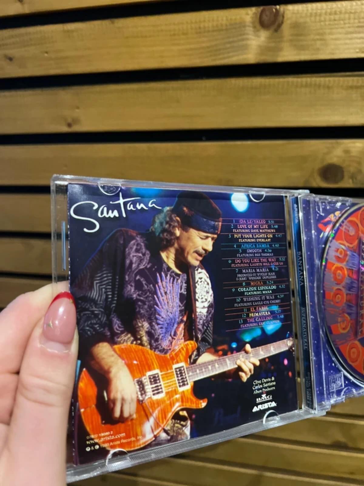 Santana Supernatural Vintage 1999 Guitarist CD