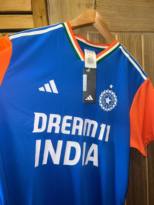 Adidas 2024 India Cricket Jersey Top NEW