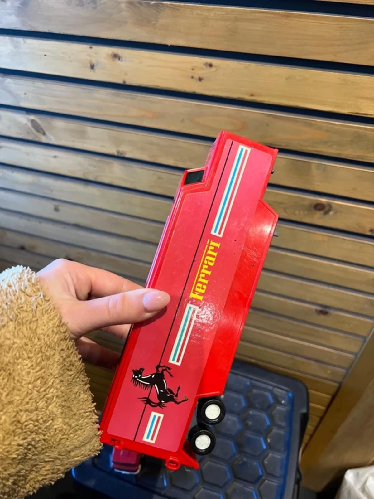 Vintage 1980 Matchbox Superking's Ferrari F1 Lorry Rare Racing Car Transporter