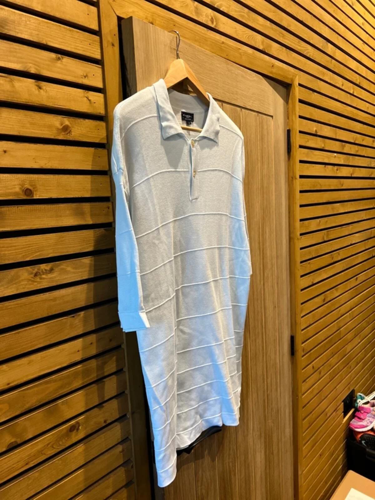 Burberry Golf Vintage Light Blue Polo Shirt