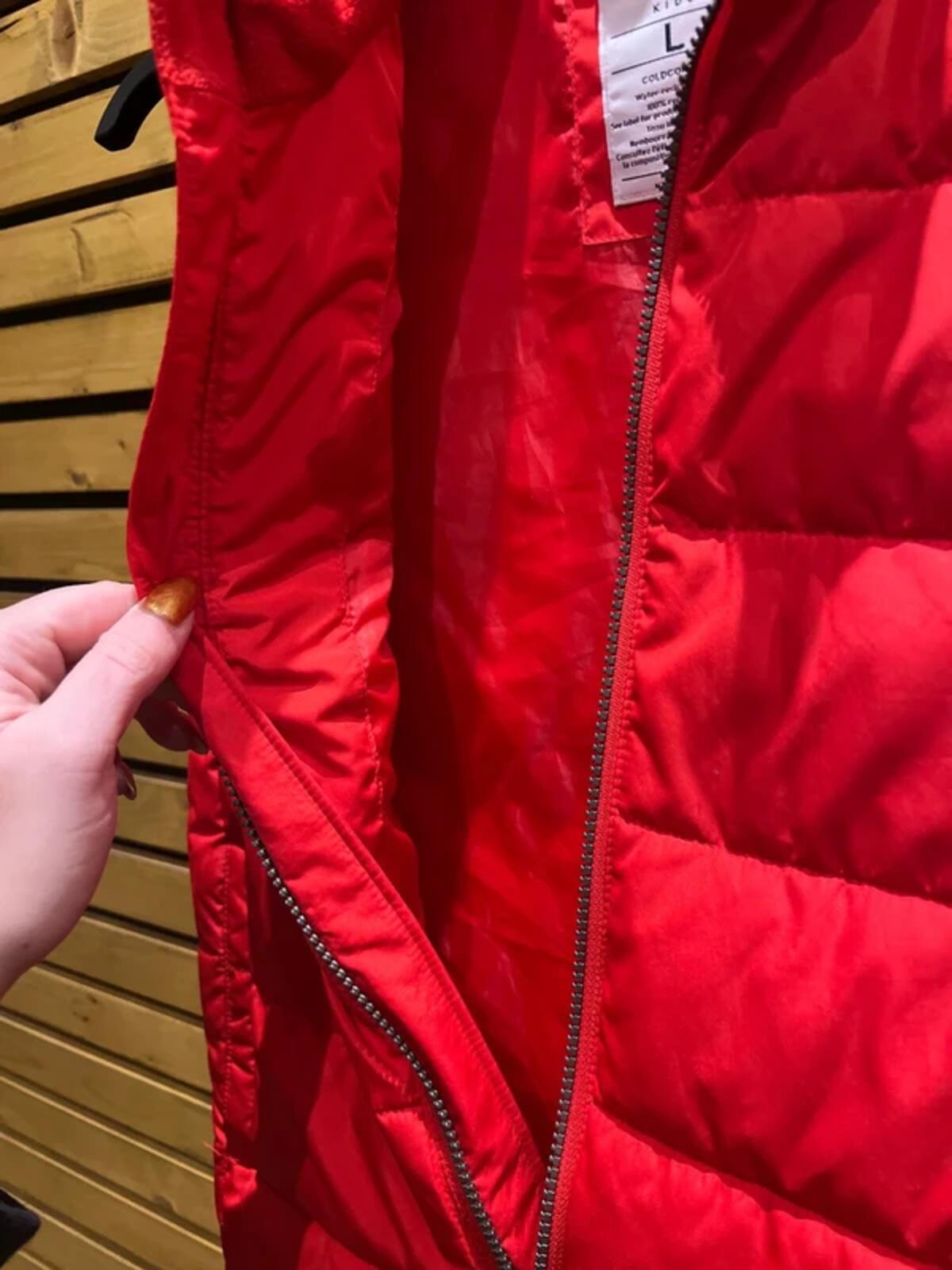 GAP Cold Control Red Zip Gilet L