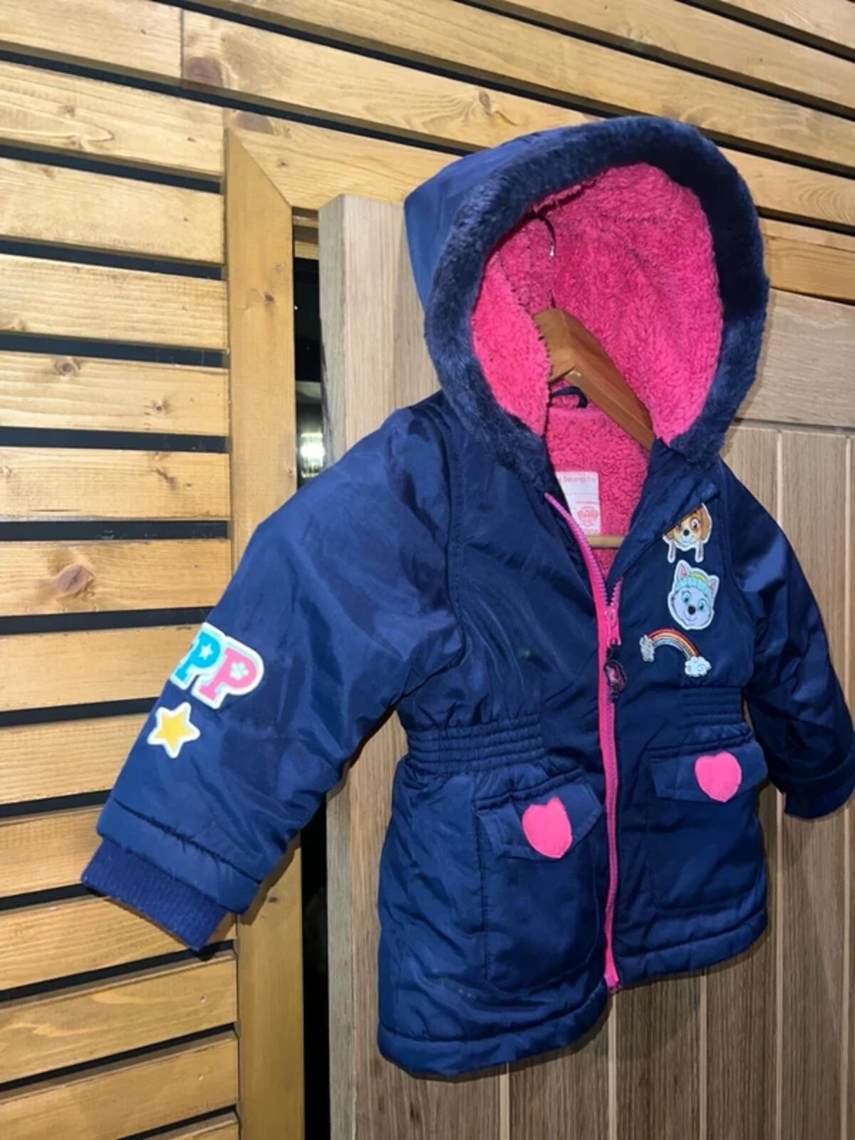 Paw Patrol Navy Hooded Coat 18-24m