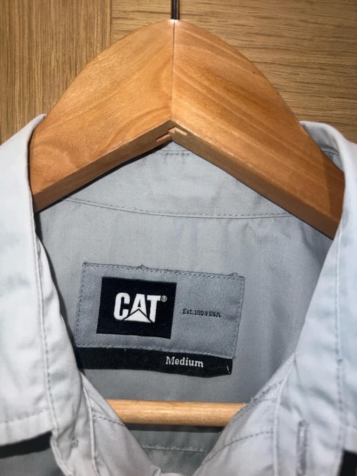 CAT Storm Polo Windbreaker T-Shirt M