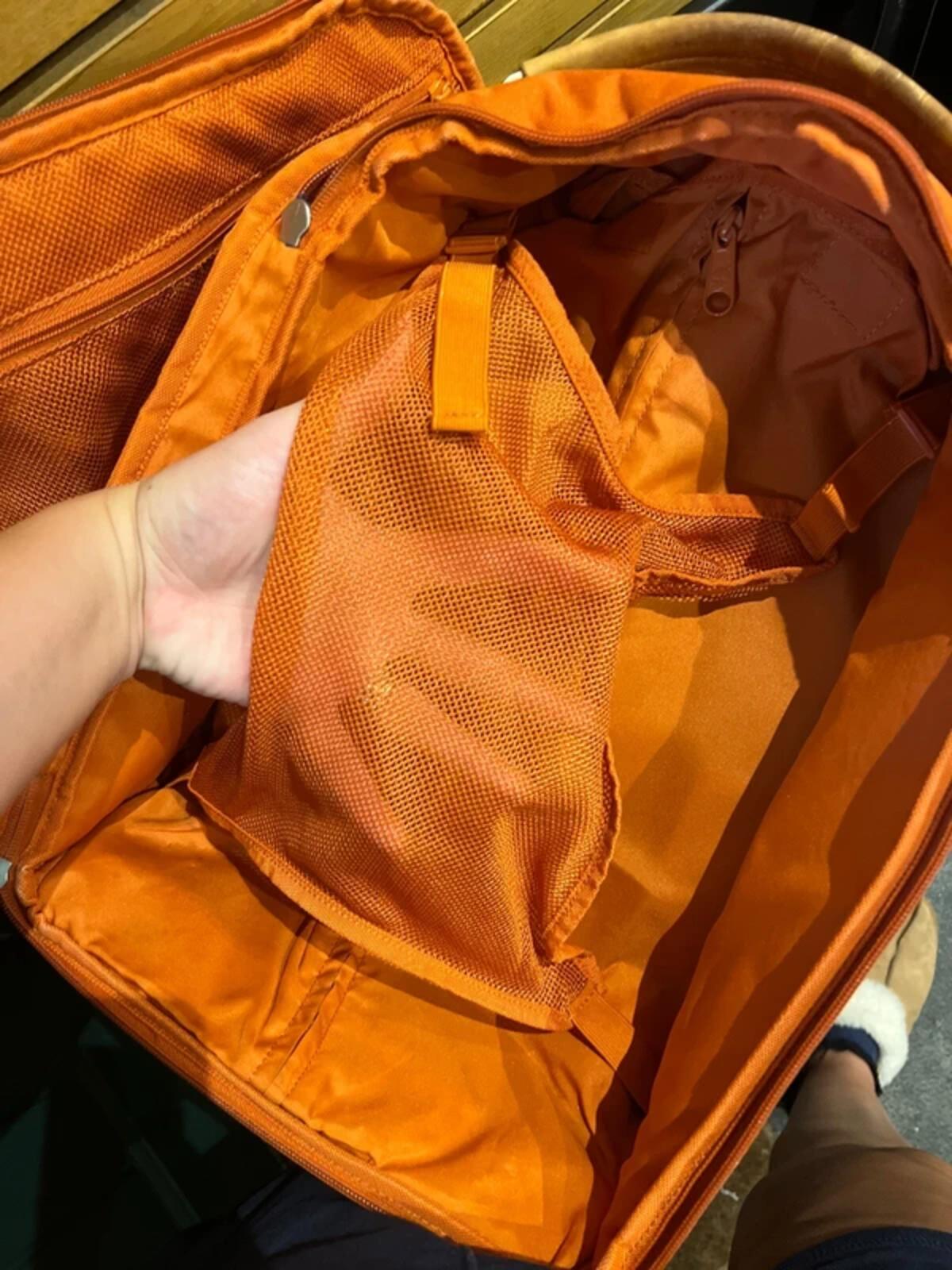 Timberland Vintage Burnt Orange Small Roller Luggage Bag