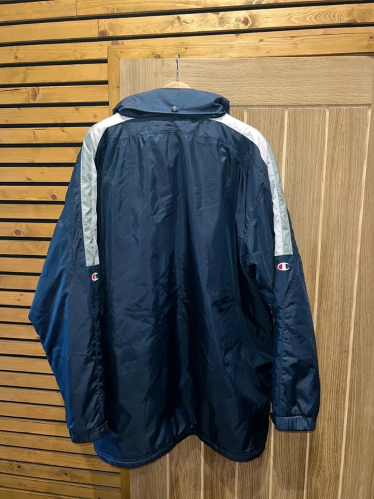 Vintage 1990's Champion Navy Long Sports Jacket XL