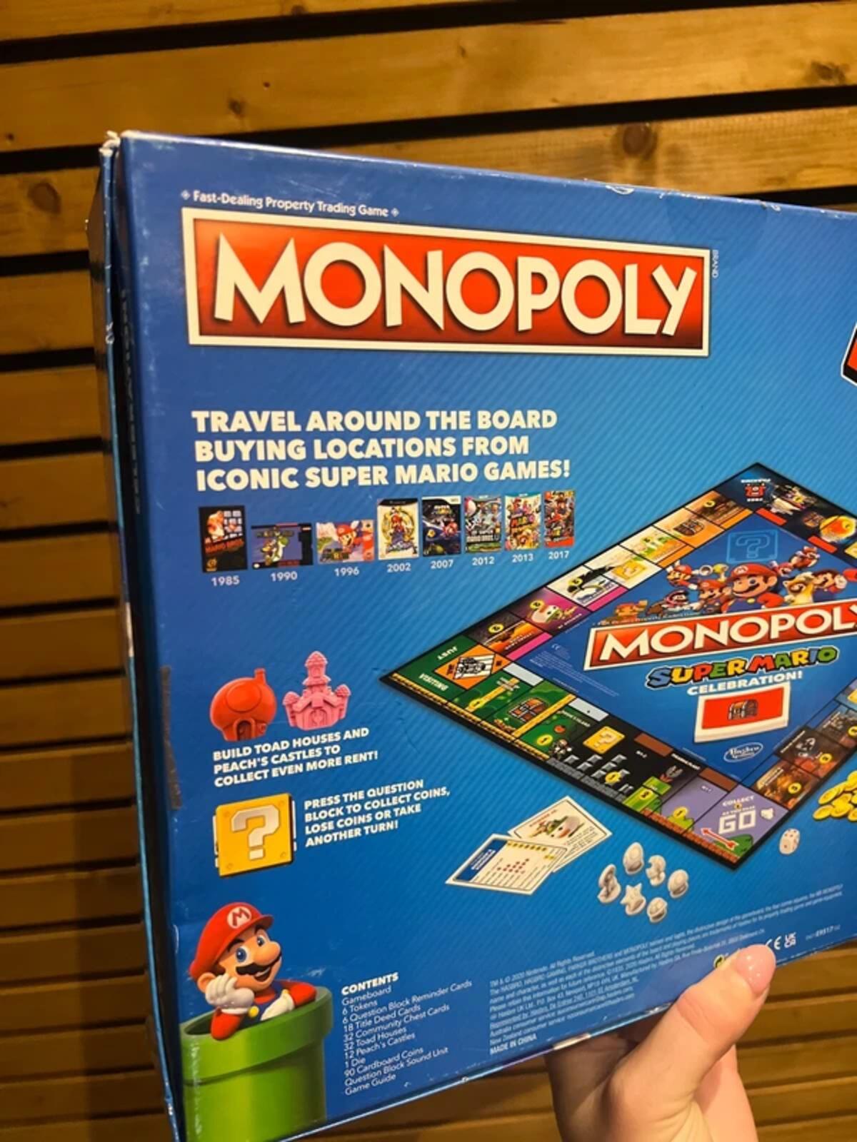 Super Mario Bros Monopoly Board Game