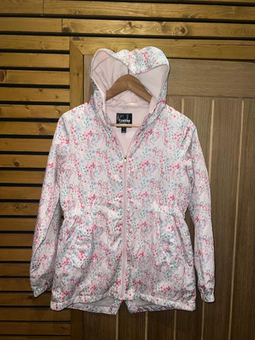 Firetrap Floral Print Water Resistant Coat 13Y