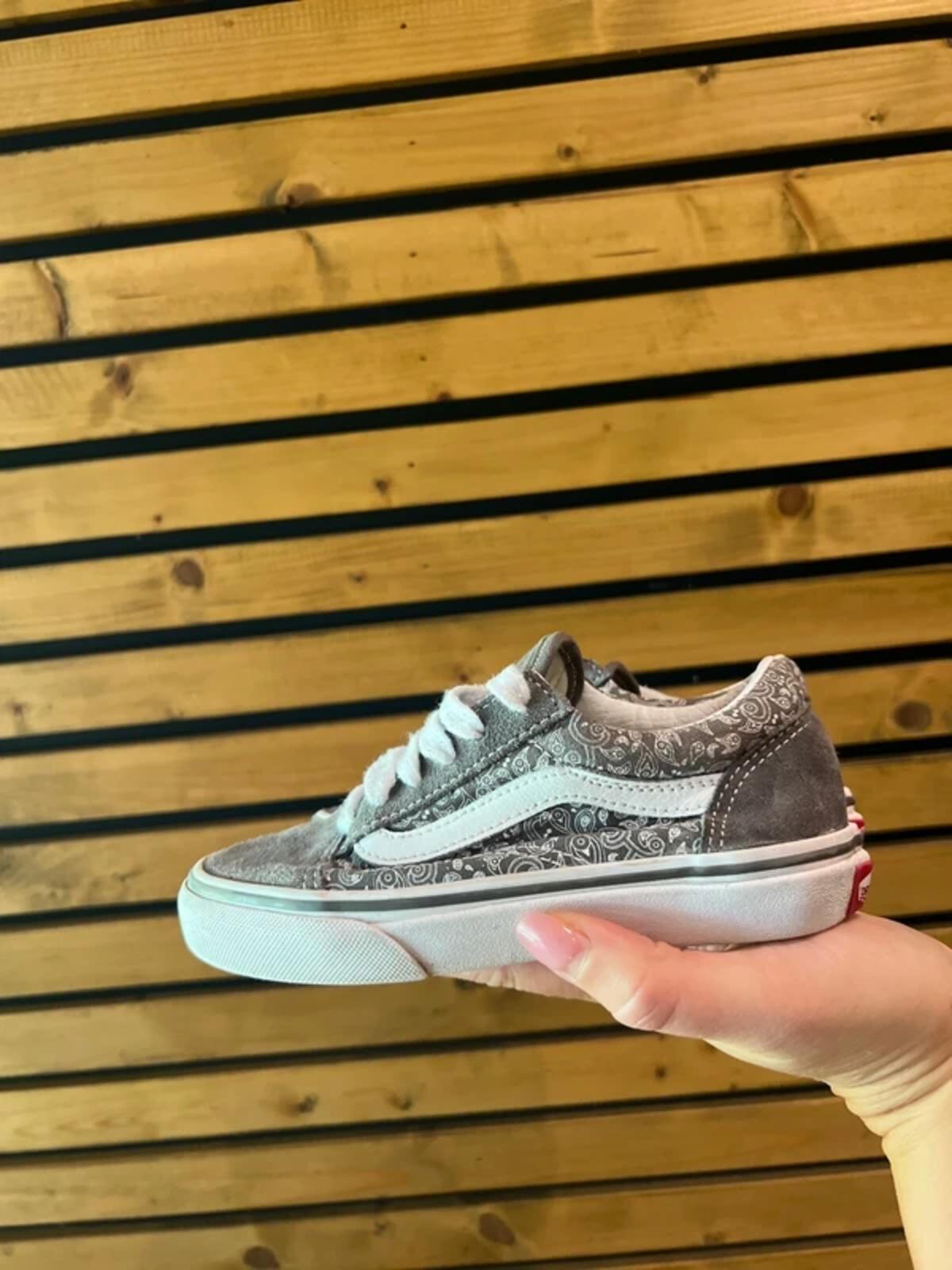 Vans Old Skool Paisley Suede Trainers UK12