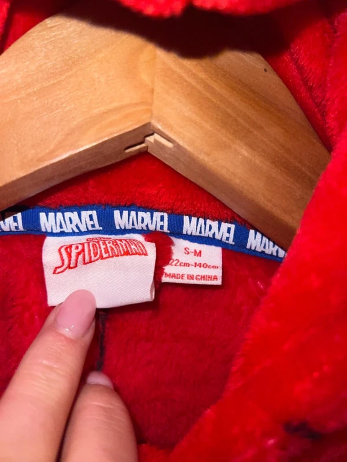 Marvel Spiderman Blanket Hoodie S/M