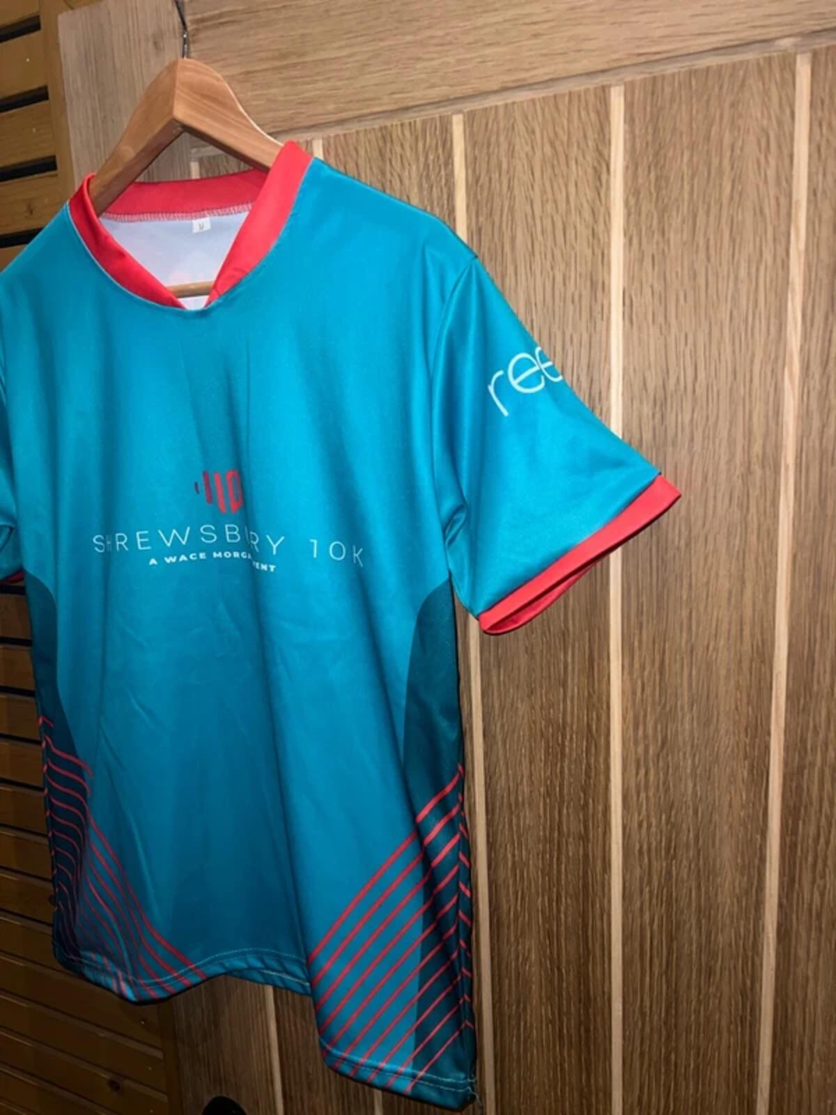 Shrewsbury 10K Race Sponsor Running T-Shirt M
