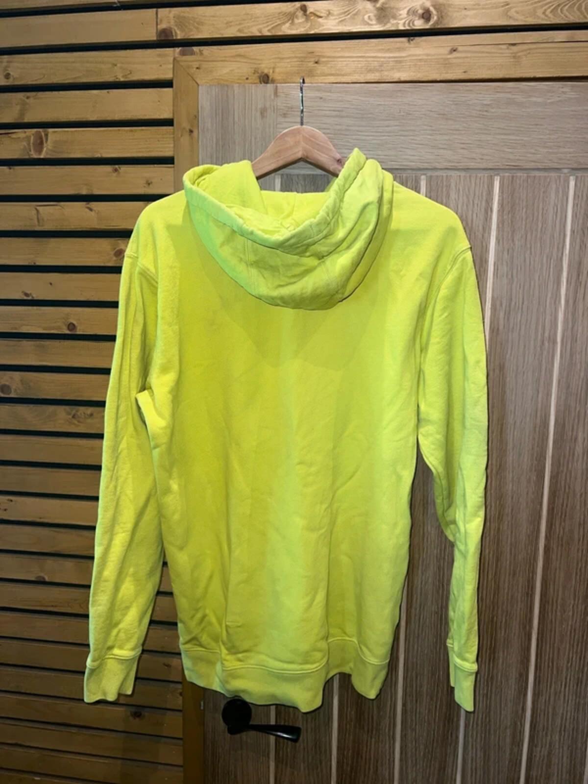 Vans Lime Green Logo Hoodie M