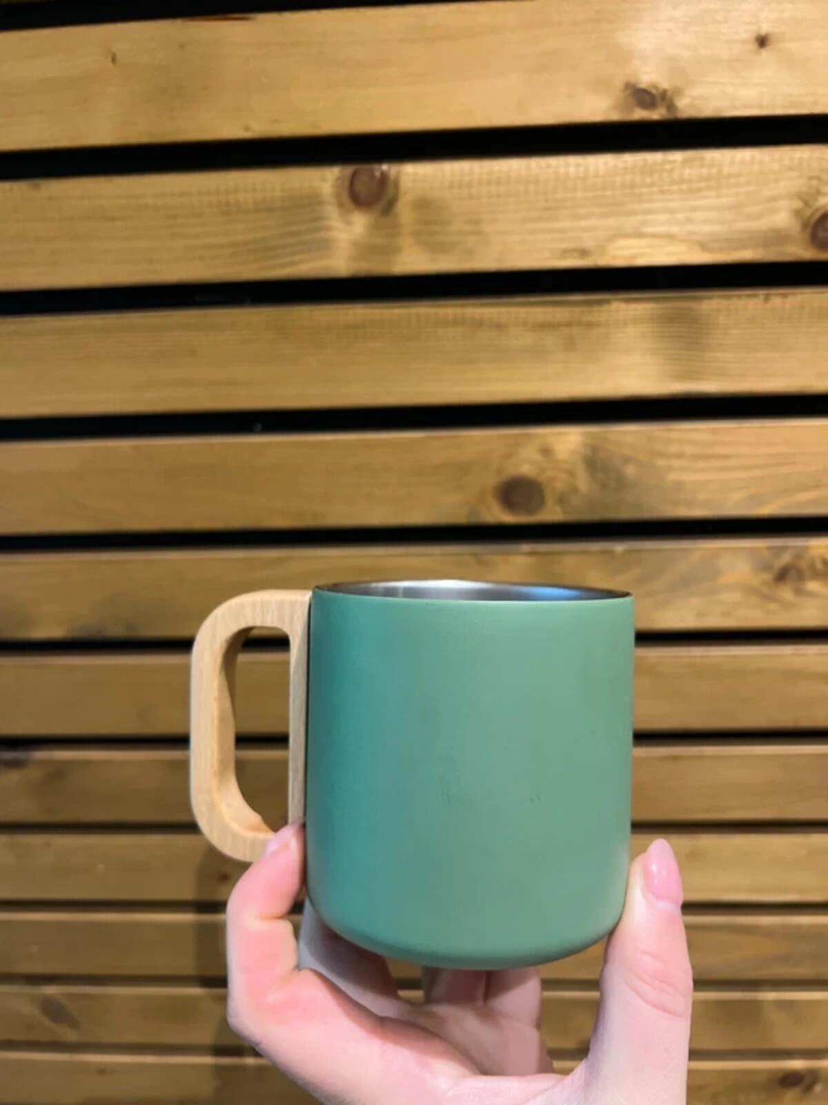 Arla Lacto Free Green Stainless Steel Mug 360ml