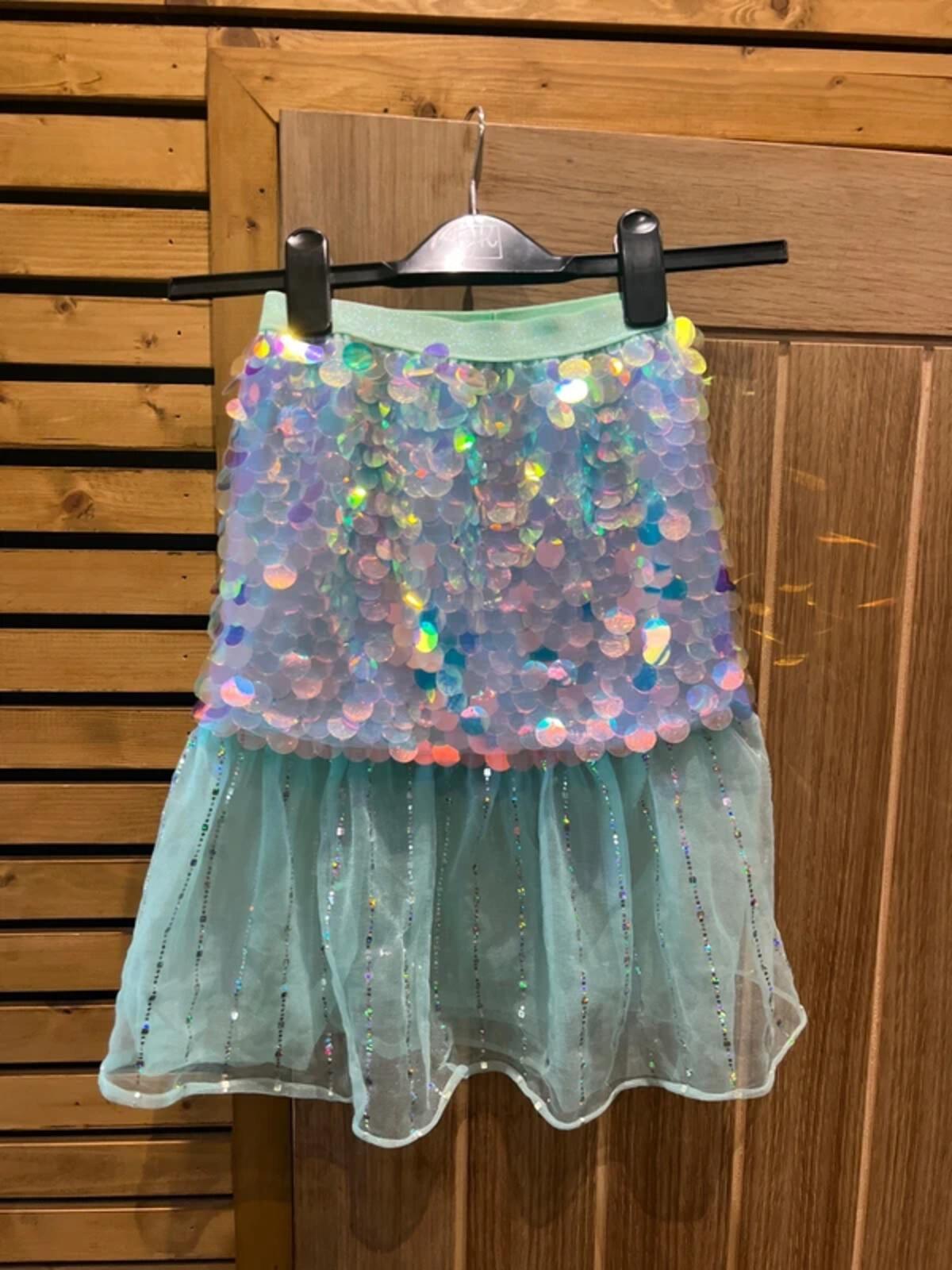 Claire’s Mermaid Fancy Dress Skirt OS