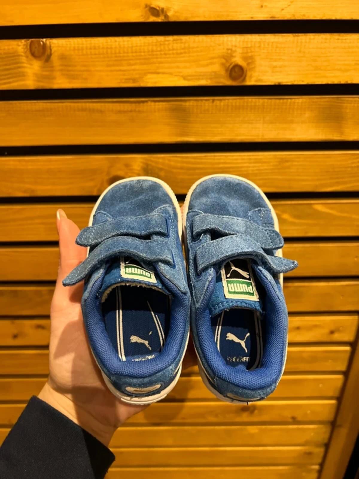 Puma Suede Blue Trainers UK5