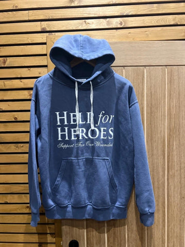 Help For Heroes Powder Blue Hoodie S