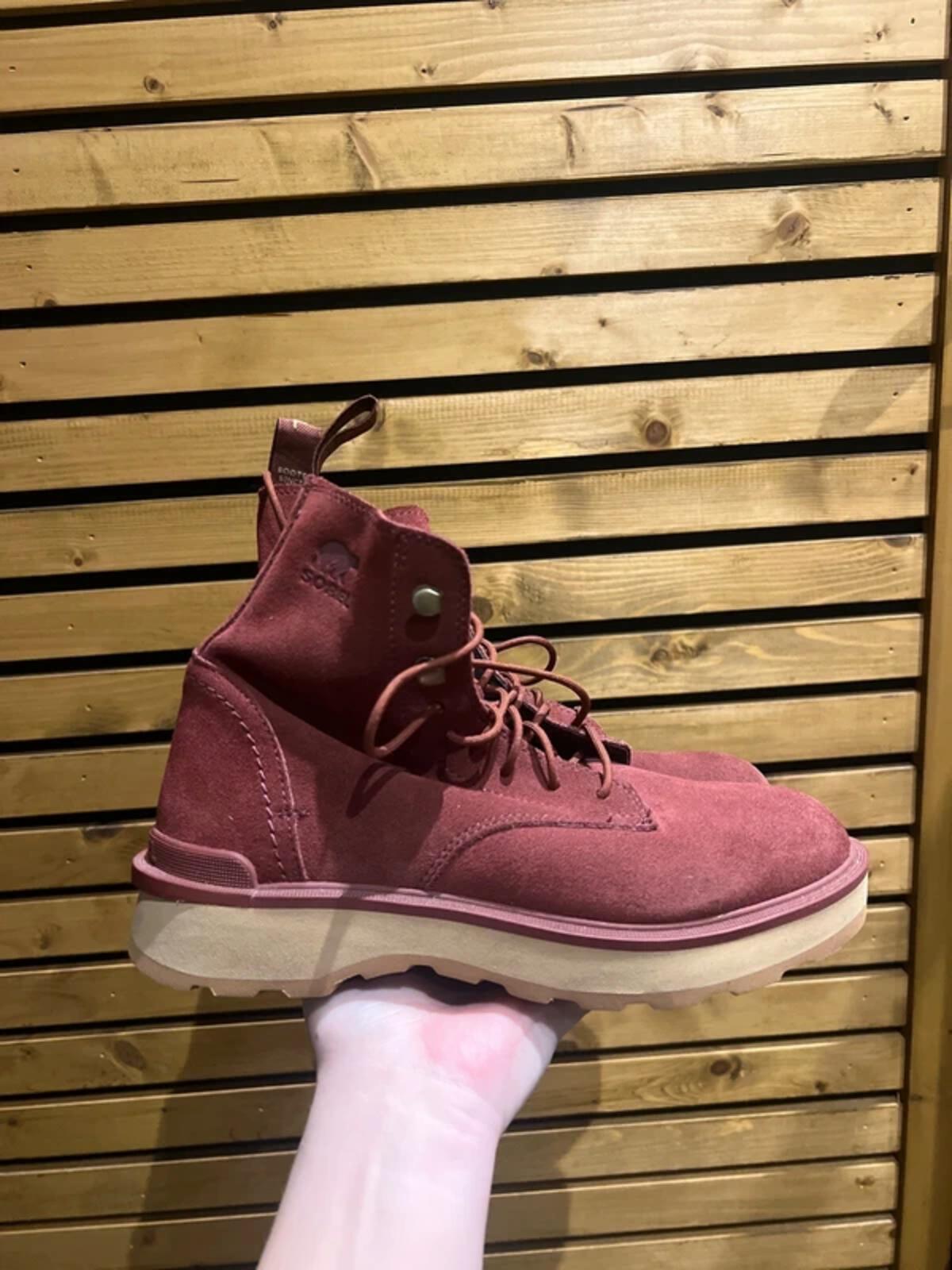 Sorel Burgundy Hi-Line Boots UK6