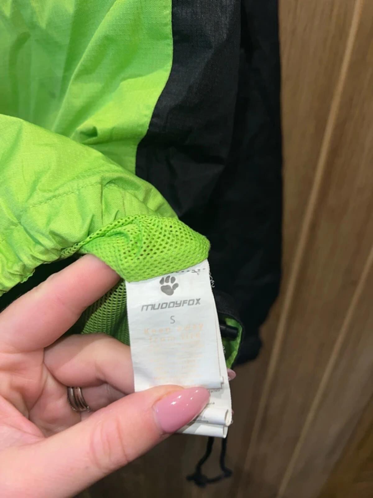 Muddyfox Green Cycling Windbreaker Jacket S