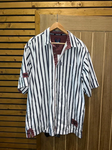Vintage Edwards Heavies Striped Over Shirt XXL