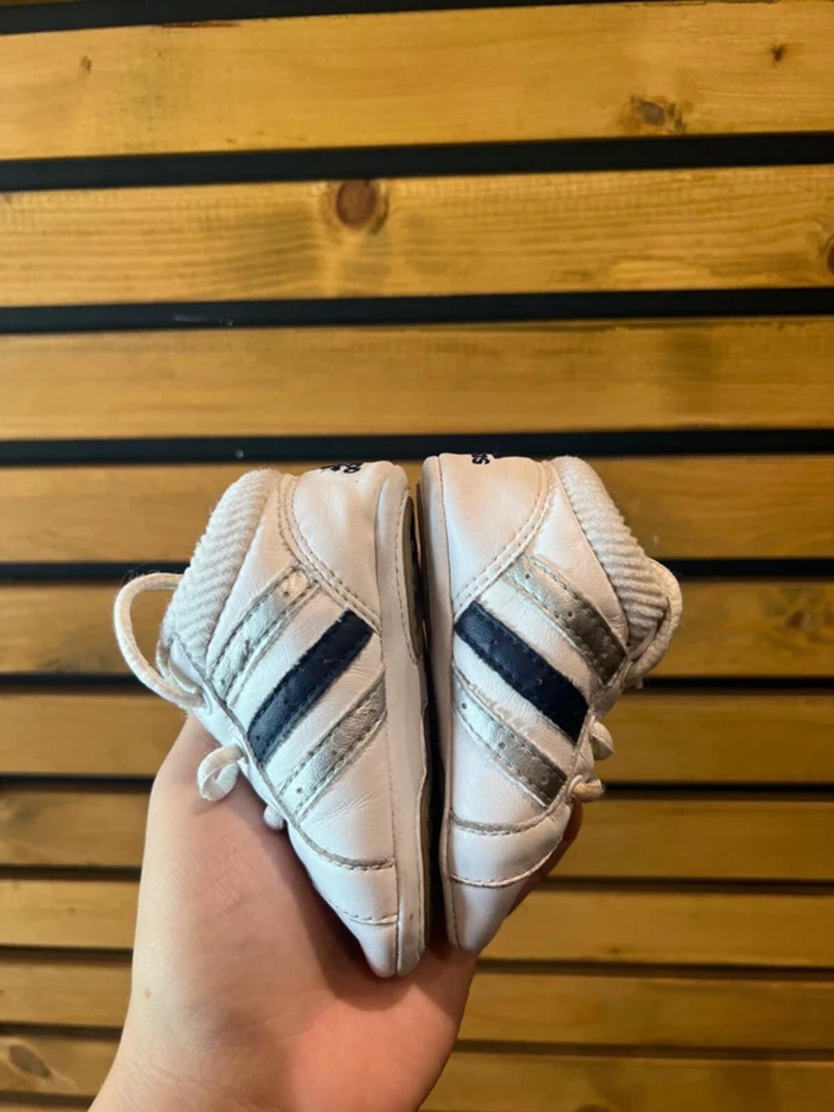 Vintage 2007 Adidas Liladi Baby Crib Shoes UK2K