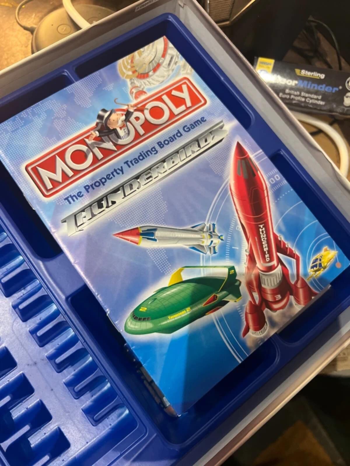 Monopoly Thunderbirds Vintage 2004 Board Game Special Edition