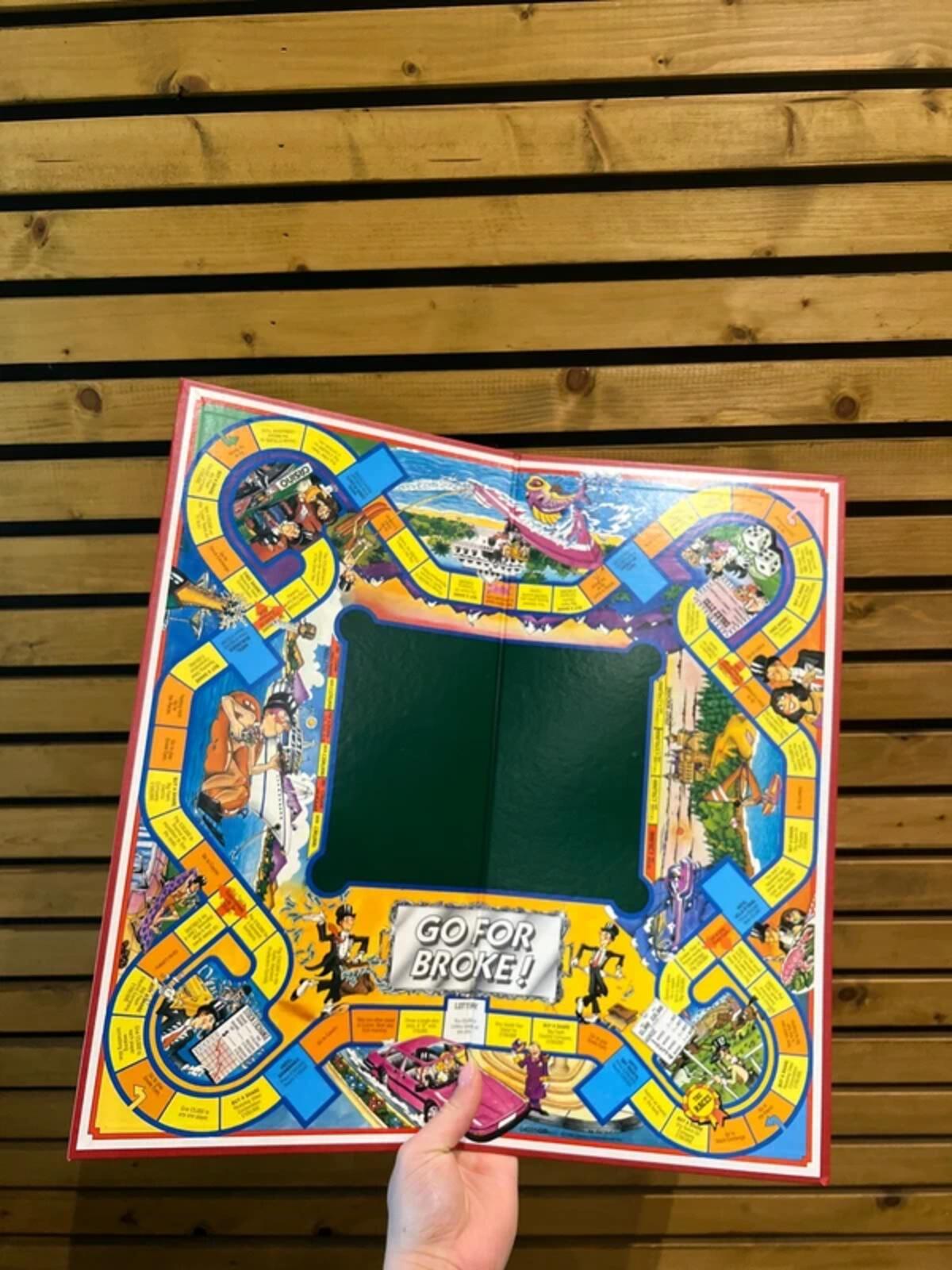 Vintage 1993 Go For Broke Board Game