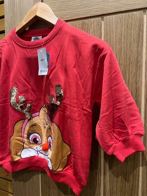 Paw Patrol Skye Festive Christmas Jumper NEW