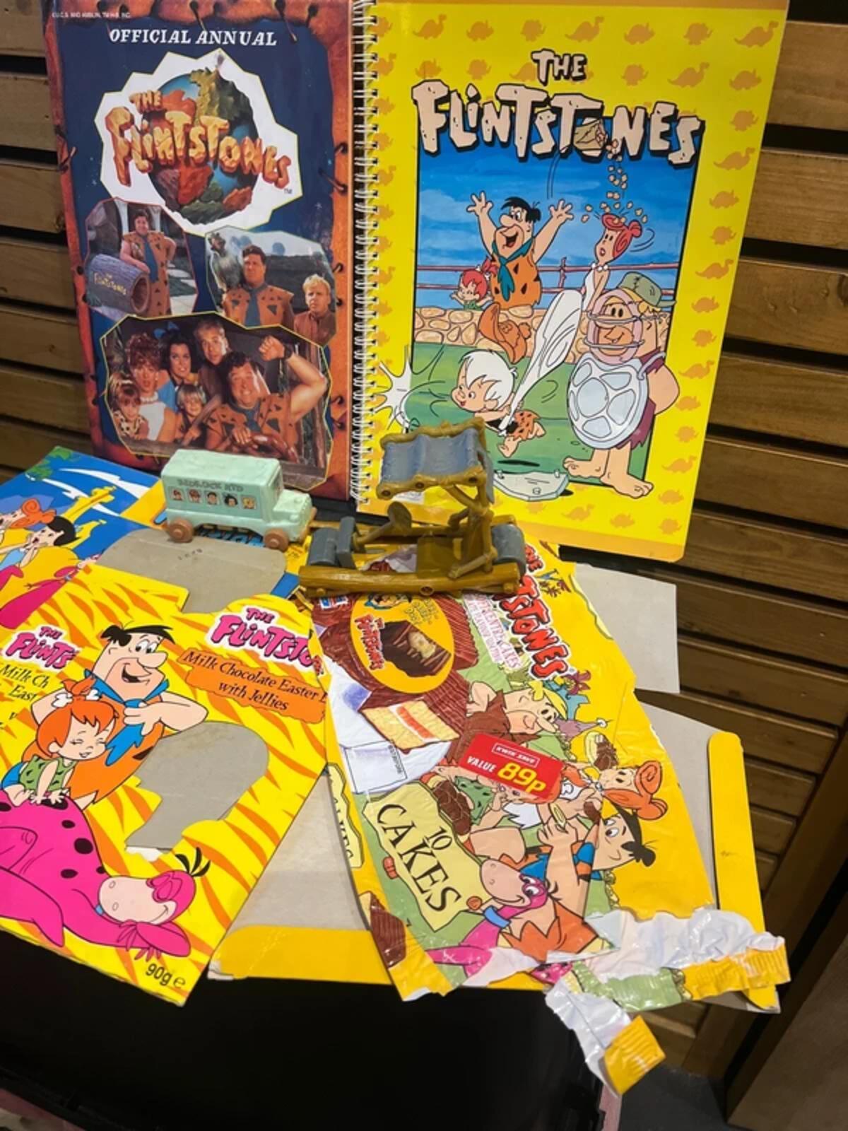 Vintage 1990's The Flintstones Memorabilia Bundle