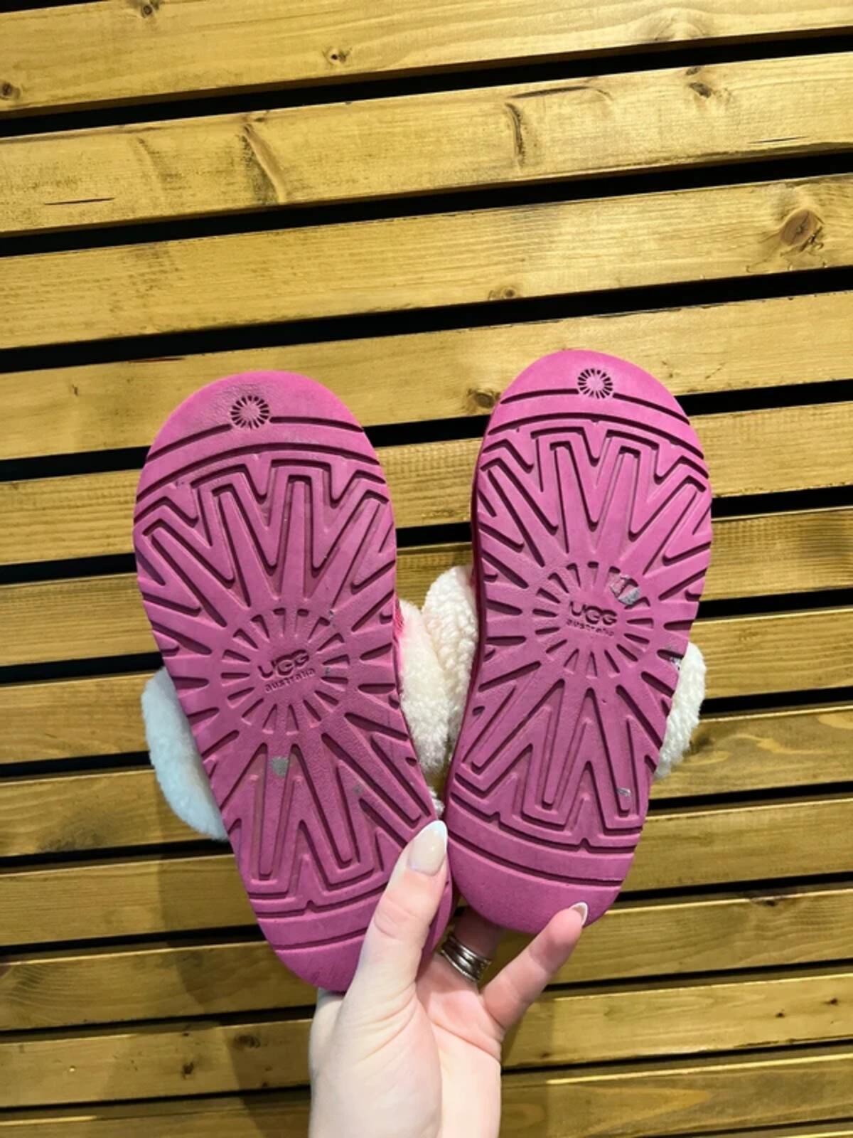 UGG Pink Sequin House Slippers UK2