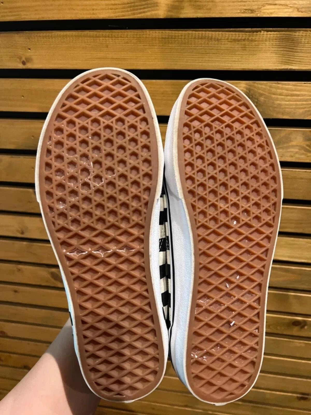 Vans Old Skool Checkerboard Black & White Trainers UK6