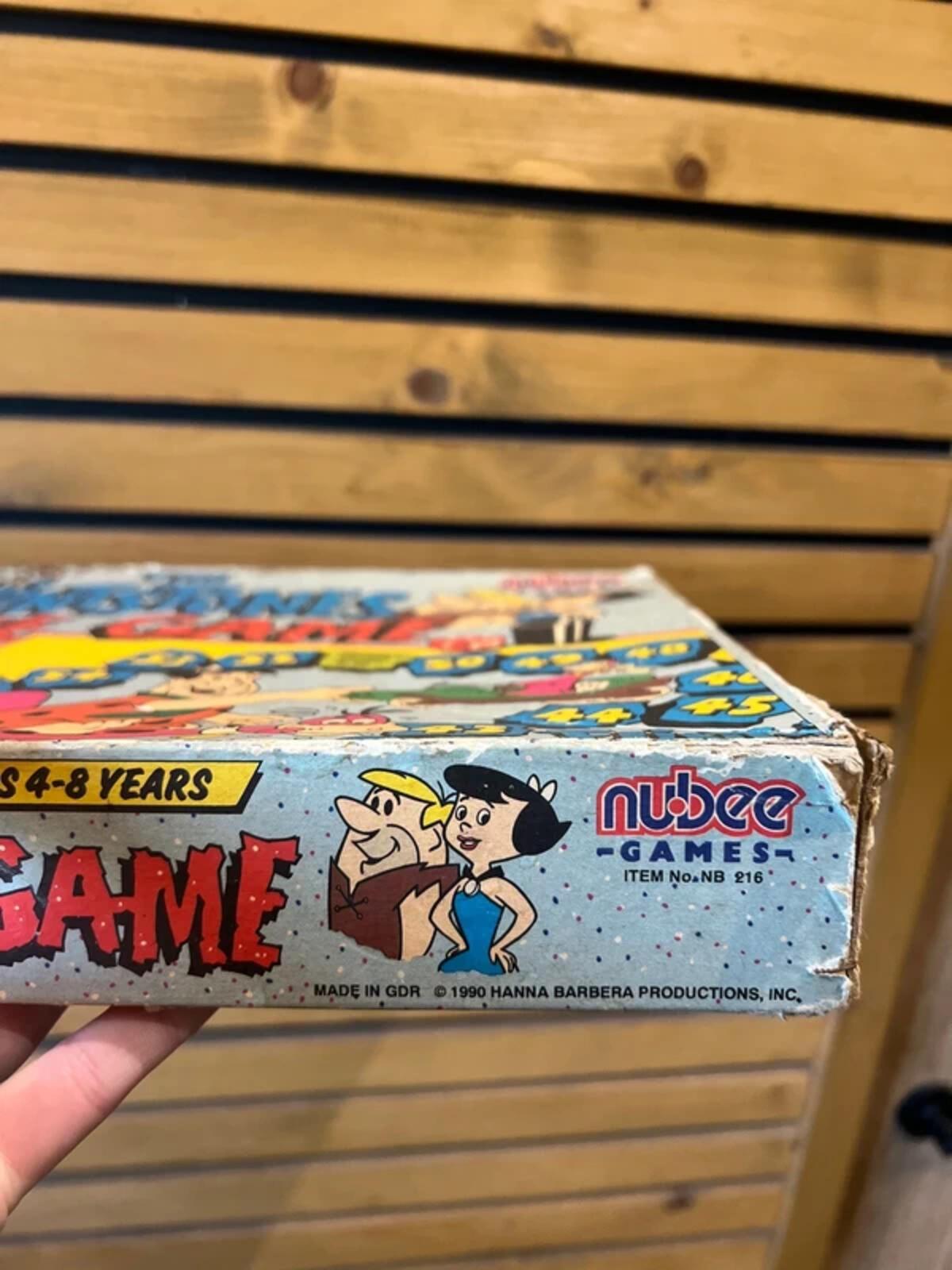 Vintage 1990 The Flinstones Race Board Game