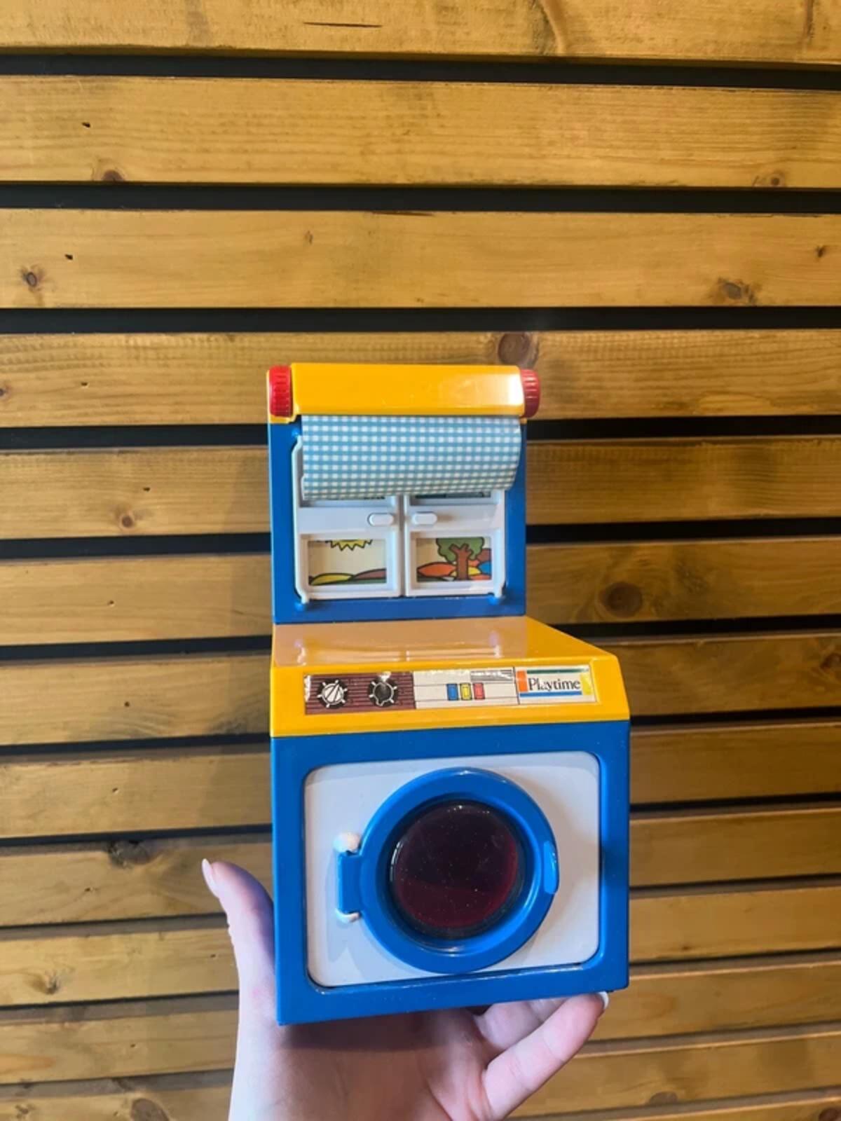 Vintage 1970s Pedigree Playtime Ironing Cupboard & Washing Machine Toy