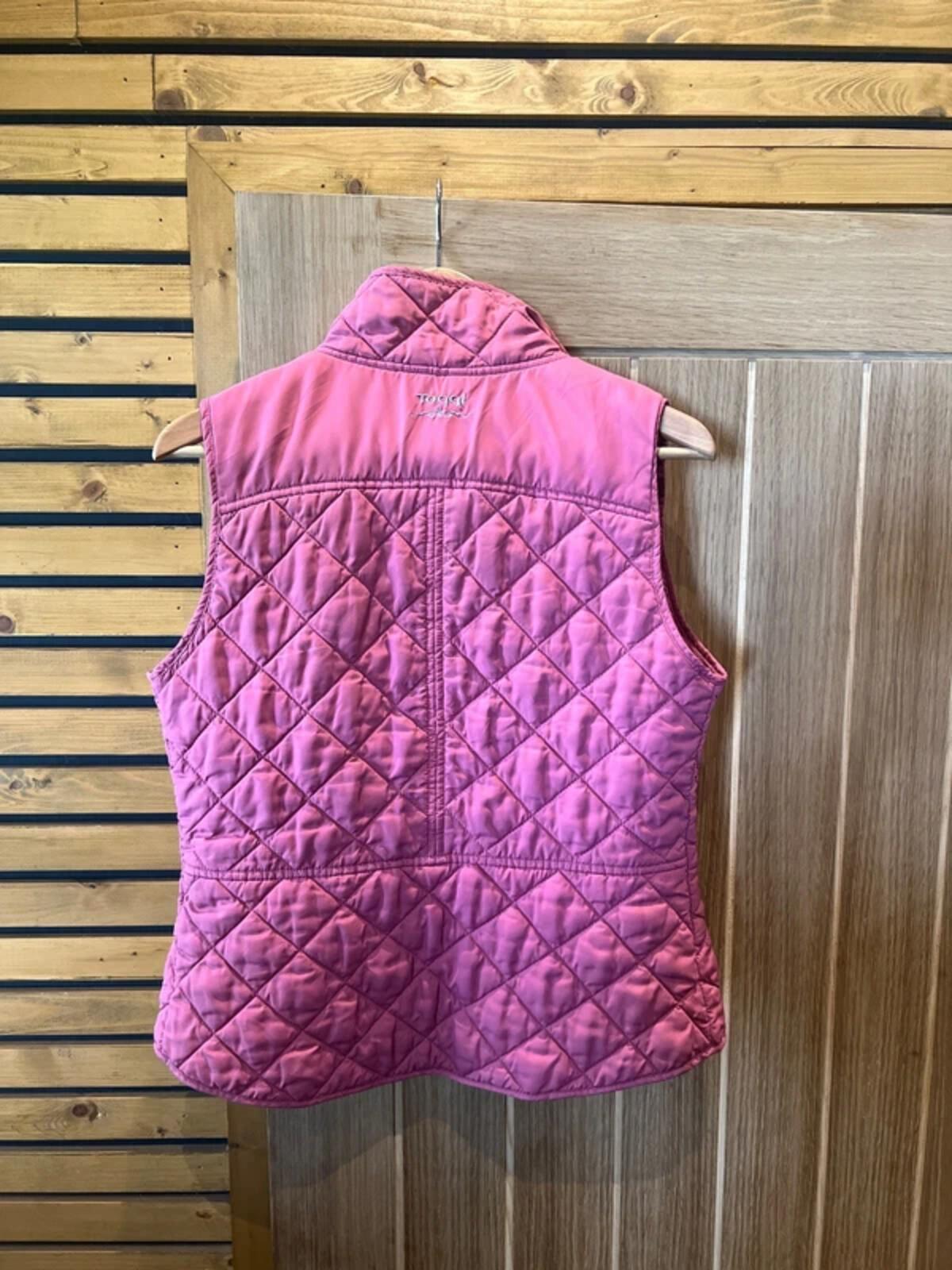 Toggi Equestrian Mauve Pink Quilted Gilet 10