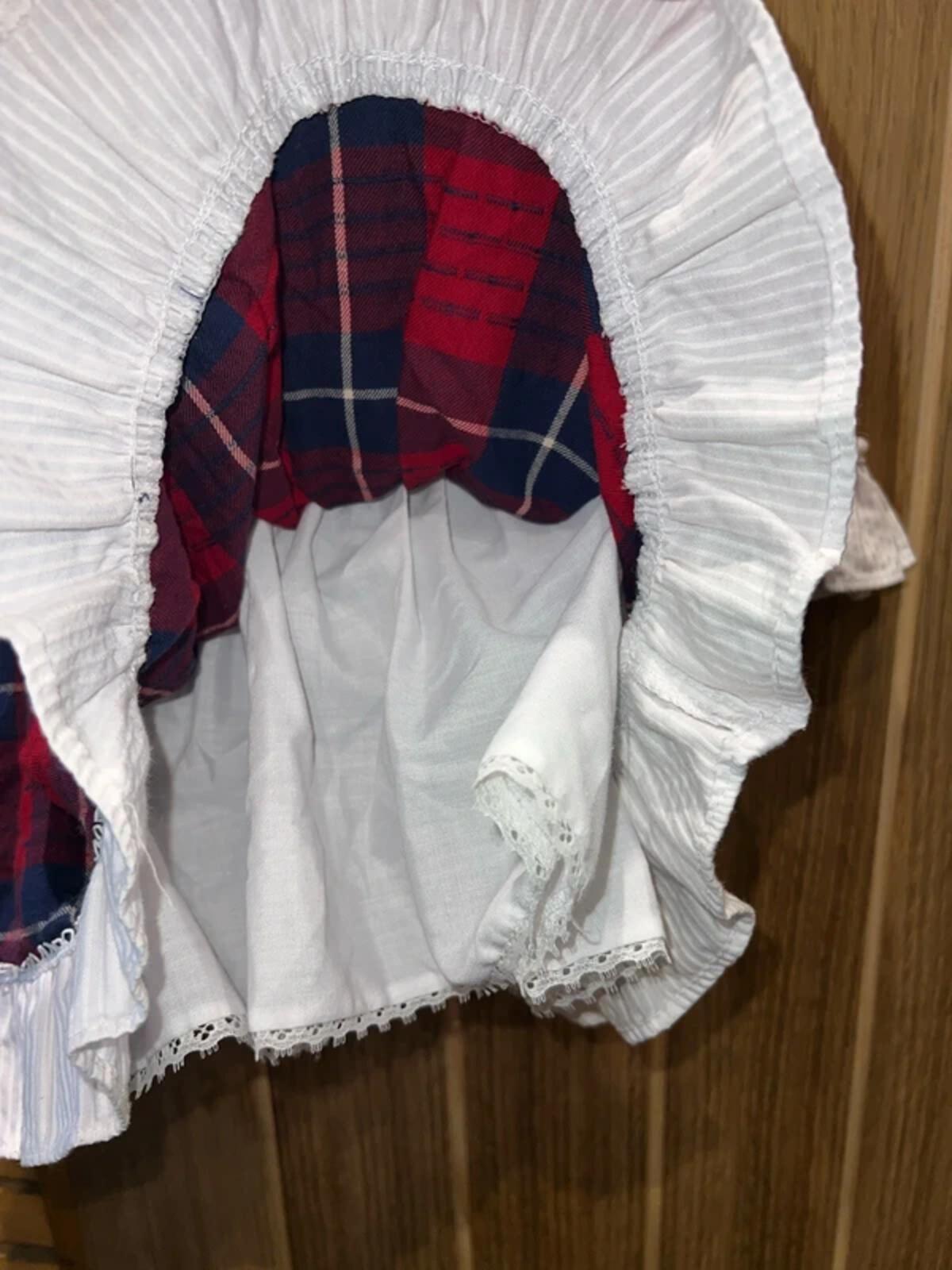 Marta Y Paula Red Tartan Christmas Dress 3Y
