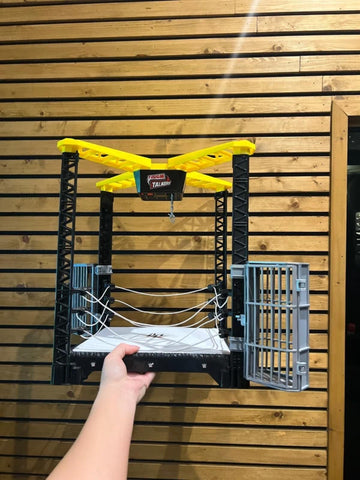 WWE Tough Talkers Take Down Wrestling Cage Ring 2014 Electronic Toy